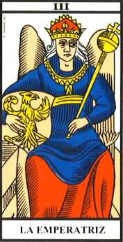 Tarot de Marsella. La La Emperatriz