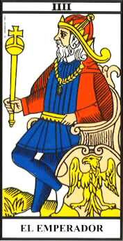 Tarot de Marsella. El Emperador.