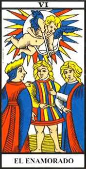 Tarot de Marsella. El Enamorado