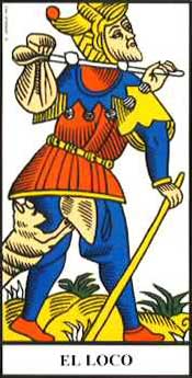 Tarot de Marsella. El Loco.