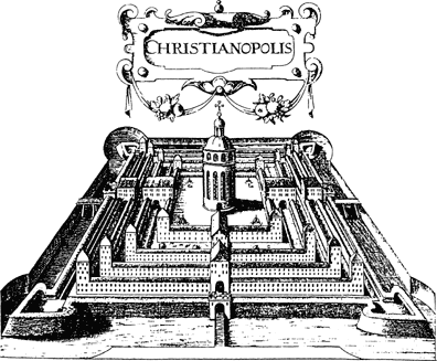 Cristianópolis. Alzado de la Ciudad. 1619.