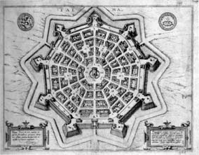 Fortaleza de Palmanova, cerca de Venecia.